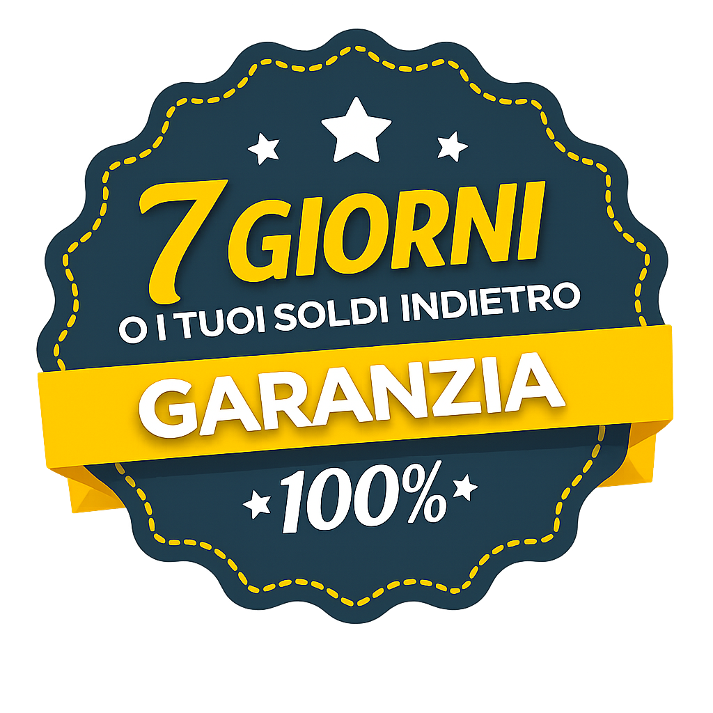 Garanzia di 7 giorni o rimborso